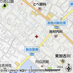 兵庫県加古川市平岡町新在家470-12周辺の地図