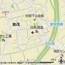 静岡県菊川市加茂749周辺の地図