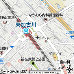 兵庫県加古川市平岡町新在家1138-5周辺の地図