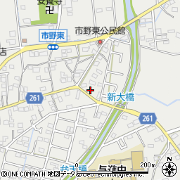 静岡県浜松市中央区市野町1265周辺の地図