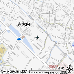 兵庫県加古川市野口町古大内20-6周辺の地図