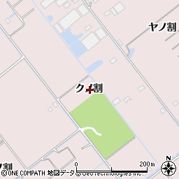 愛知県豊橋市神野新田町クノ割周辺の地図