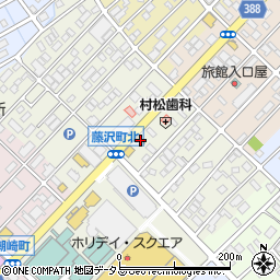 松屋豊橋藤沢町店周辺の地図