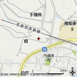 愛知県南知多町（知多郡）内海（県）周辺の地図