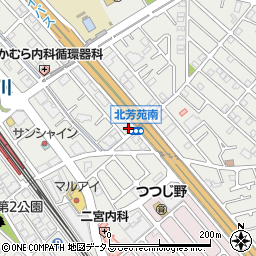 兵庫県加古川市平岡町新在家1450-1周辺の地図