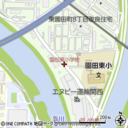 園田東小学校周辺の地図