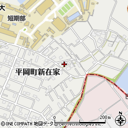 兵庫県加古川市平岡町新在家2055-1周辺の地図