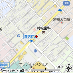 松屋 豊橋藤沢町店周辺の地図