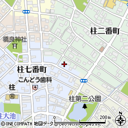 愛知県豊橋市柱七番町8周辺の地図