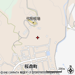 兵庫県神戸市北区山田町下谷上南山周辺の地図