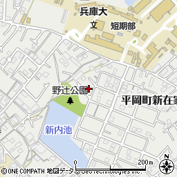 兵庫県加古川市平岡町新在家2093周辺の地図