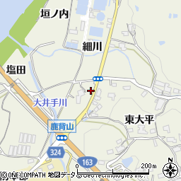 京都府木津川市鹿背山（当田）周辺の地図