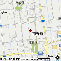 静岡県浜松市中央区市野町2289周辺の地図