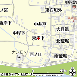 京都府木津川市山城町上狛東岸下周辺の地図