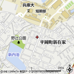 兵庫県加古川市平岡町新在家2066周辺の地図