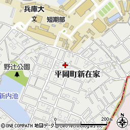 兵庫県加古川市平岡町新在家2066-59周辺の地図