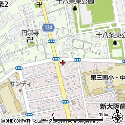 東三国倉庫周辺の地図