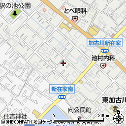 兵庫県加古川市平岡町新在家470-24周辺の地図