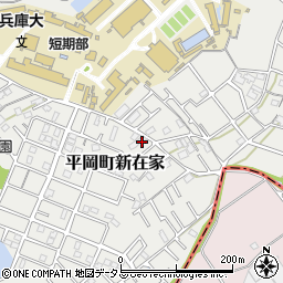 兵庫県加古川市平岡町新在家2060-2周辺の地図