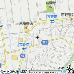 静岡県浜松市中央区市野町1678周辺の地図
