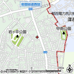 兵庫県芦屋市岩園町20-22周辺の地図