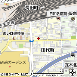 如田接骨院周辺の地図