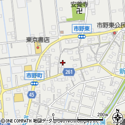 静岡県浜松市中央区市野町1699周辺の地図
