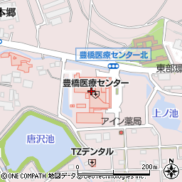 豊橋医療センター（国立病院機構）周辺の地図