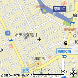 静岡県菊川市加茂5447周辺の地図