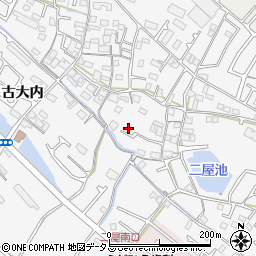 兵庫県加古川市野口町古大内557周辺の地図