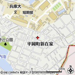兵庫県加古川市平岡町新在家2075周辺の地図