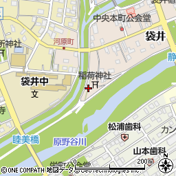 静岡県袋井市袋井192周辺の地図