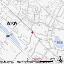 兵庫県加古川市野口町古大内28-1周辺の地図