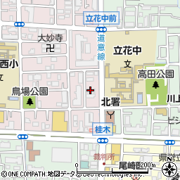 吉井文化北棟周辺の地図