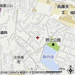 兵庫県加古川市平岡町新在家2124-12周辺の地図