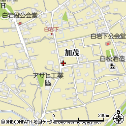 静岡県菊川市加茂839-5周辺の地図