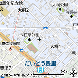 創価学会東淀川文化会館周辺の地図