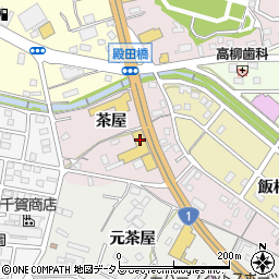 愛知県豊橋市飯村町茶屋71周辺の地図