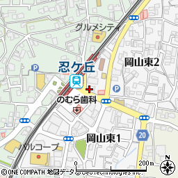 ヤマハおかやまセンター周辺の地図