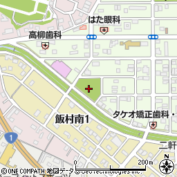 弥六公園周辺の地図