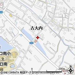 兵庫県加古川市野口町古大内52周辺の地図