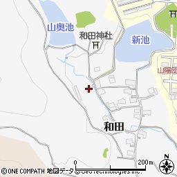 岡山県赤磐市和田698周辺の地図