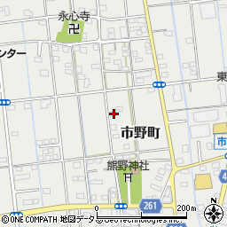 静岡県浜松市中央区市野町2282周辺の地図