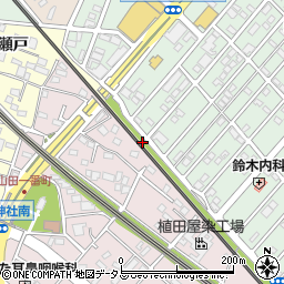 愛知県豊橋市山田町丸山周辺の地図