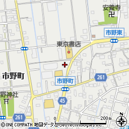静岡県浜松市中央区市野町1659周辺の地図