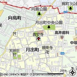 教安寺周辺の地図