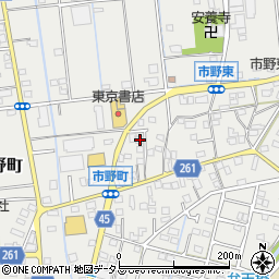 静岡県浜松市中央区市野町1670周辺の地図
