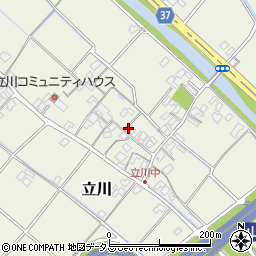 岡山県赤磐市立川673周辺の地図