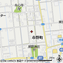 静岡県浜松市中央区市野町2280周辺の地図