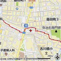 大阪府門真市御堂町25周辺の地図